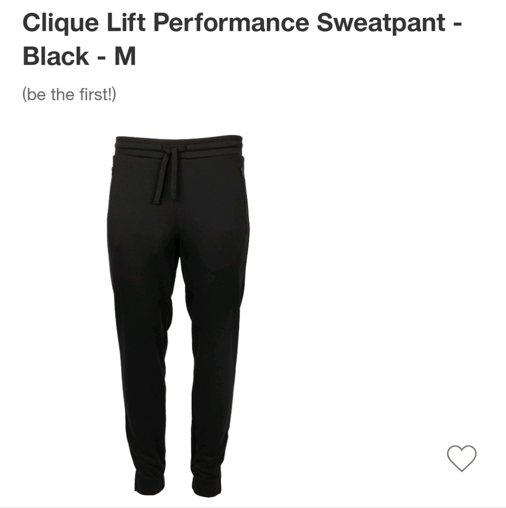 Clique Men's Lift Performance Joggers Med